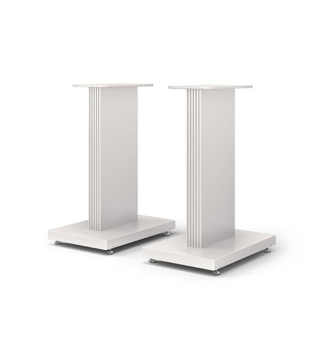 KEF S3 | Supports Haut-parleurs de plancher - Blanc Mat - Paire-Sonxplus St-Georges