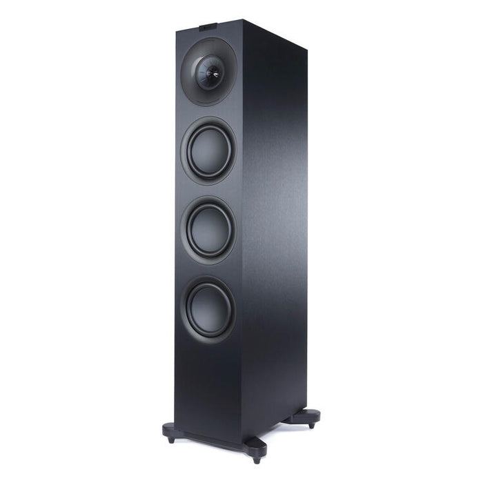 KEF Q11 Meta | Haut-parleurs de plancher - Conception bass-reflex à 3 voies - Noir - Unité-Sonxplus St-Georges