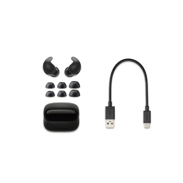 Sony LinkBuds Fit | Écouteurs intra-auriculaires - 100% Sans fil - Bluetooth - Microphone - Suppression active du bruit - Noir-Sonxplus St-Georges