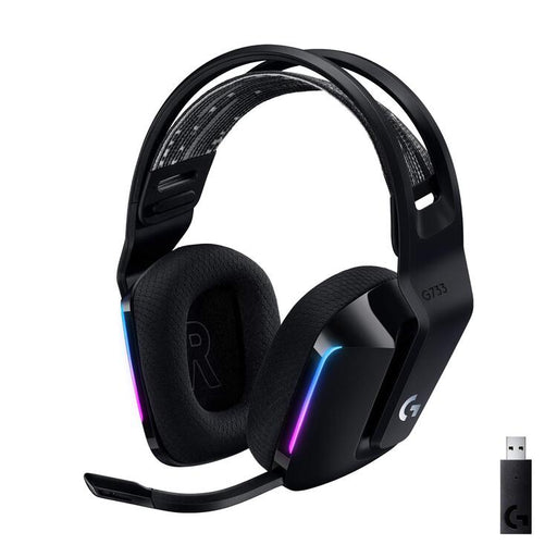 Logitech G733K | Casque d'écoute de jeux circum-auriculaires - LightSpeed - Noir - Sans fil-Sonxplus St-Georges