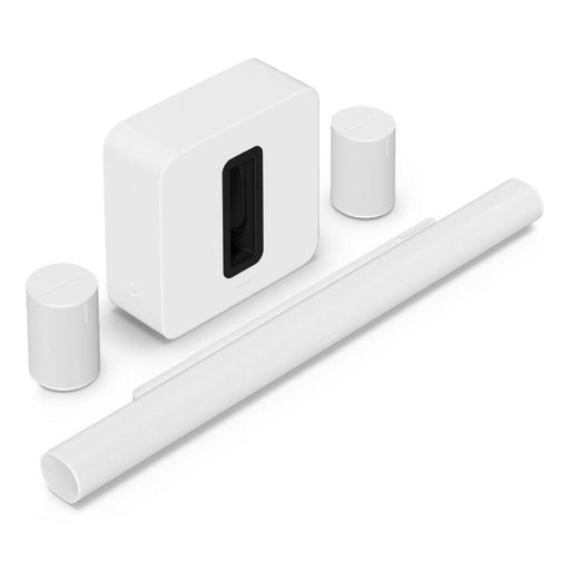 Sonos | Ensemble immersif haut de gamme avec Arc Ultra - 9.1.4 Canaux + 2 Era 100 + Sub 4 - Blanc-Sonxplus St-Georges