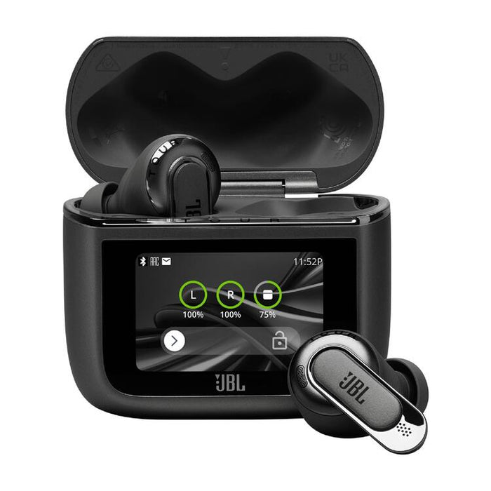 JBL TOUR PRO 3 | Écouteurs intra-auriculaires - Bluetooth - 6 microphones - Étui intelligent - Noir-Sonxplus St-Georges