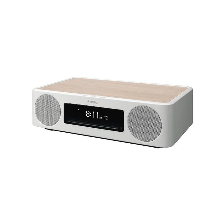 Yamaha TSX-N237 | Radio-Réveil - Bluetooth - Lecteur CD - Blanc-Sonxplus St-Georges