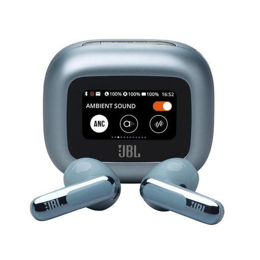 JBL Live Flex 3 | Écouteurs intra-auriculaire - Sans fil - Réduction de bruit - Écran tactile 1,45" - Bleu-Sonxplus St-Georges