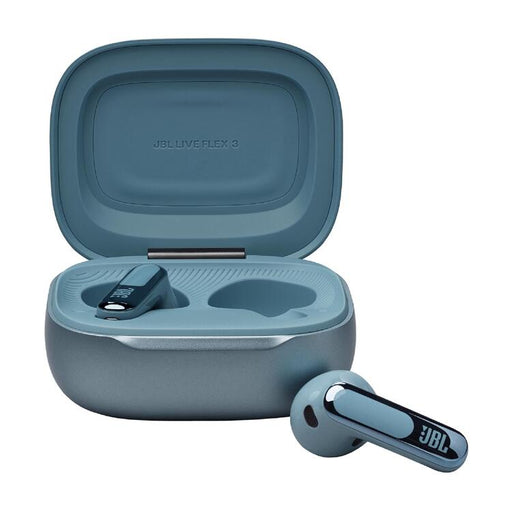 JBL Live Flex 3 | Écouteurs intra-auriculaire - Sans fil - Réduction de bruit - Écran tactile 1,45" - Bleu-Sonxplus St-Georges