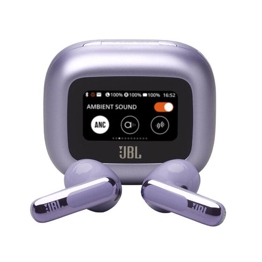 JBL Live Flex 3 | Écouteurs intra-auriculaire - Sans fil - Réduction de bruit - Écran tactile 1,45" - Mauve-Sonxplus St-Georges