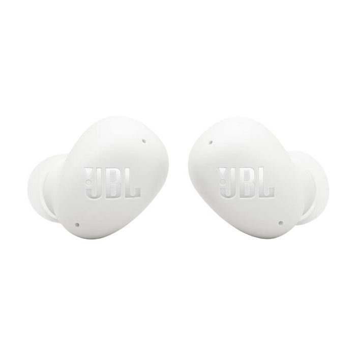 JBL Vibe Buds 2 | Écouteurs intra-auriculaires - Sans fil - Bluetooth - Technologie Smart Ambient - Blanc-Sonxplus St-Georges