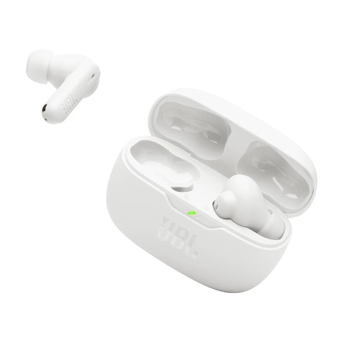 JBL Vibe Beam 2 | Écouteurs intra-auriculaires - Sans fil - Bluetooth - Technologie Smart Ambient - Blanc-Sonxplus St-Georges