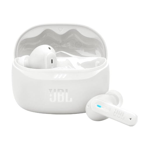 JBL Tune Beam 2 | Écouteurs intra-auriculaires - 100% Sans fil - Bluetooth - Smart Ambient - 6 Microphones - Blanc-Sonxplus St-Georges