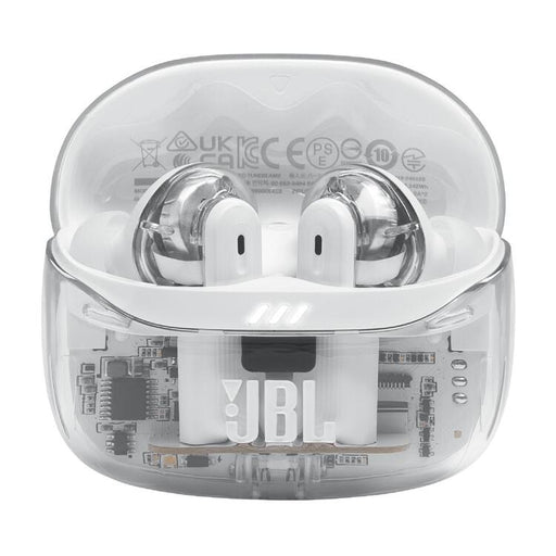 JBL Tune Beam 2 | Écouteurs intra-auriculaires - 100% Sans fil - Bluetooth - Smart Ambient - 6 Microphones - Blanc Fantôme-Sonxplus St-Georges