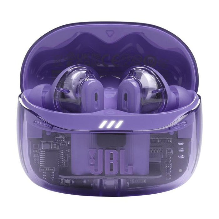 JBL Tune Beam 2 | Écouteurs intra-auriculaires - 100% Sans fil - Bluetooth - Smart Ambient - 6 Microphones - Mauve Fantôme-Sonxplus St-Georges