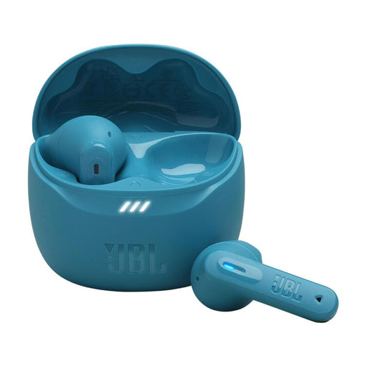 JBL Tune Flex 2 | Écouteurs intra-auriculaires - 100% Sans fil - Bluetooth - Réduction de bruit - 6 Microphones - IP54 - Turquoise-Sonxplus St-Georges