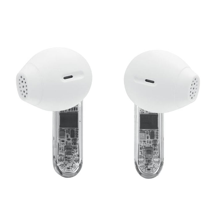 JBL Tune Flex 2 | Écouteurs intra-auriculaires - 100% Sans fil - Bluetooth - Réduction de bruit - 6 Microphones - IP54 - Blanc Fantôme-Sonxplus St-Georges