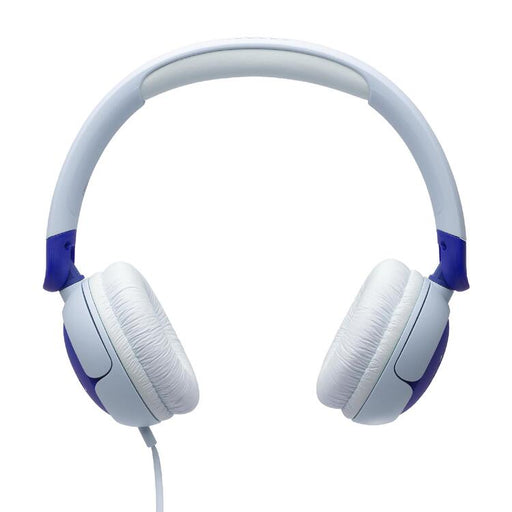 JBL JR320 | Écouteurs filaires circum-auriculaires pour enfant - JBL Safe Sound - Microphone - Bleu-Sonxplus St-Georges