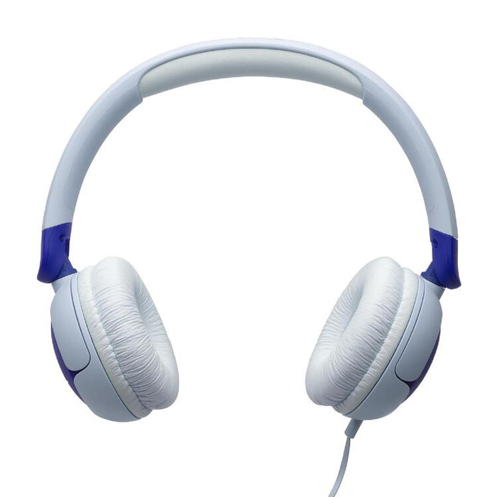 JBL JR320 | Écouteurs filaires circum-auriculaires pour enfant - JBL Safe Sound - Microphone - Bleu-Sonxplus St-Georges