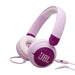 JBL JR320 | Écouteurs filaires circum-auriculaires pour enfant - JBL Safe Sound - Microphone - Mauve-Sonxplus St-Georges