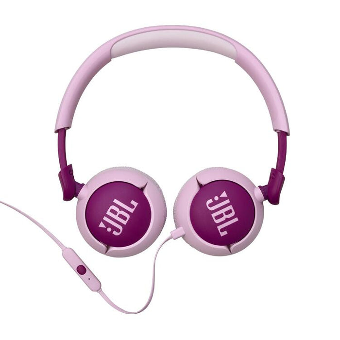 JBL JR320 | Écouteurs filaires circum-auriculaires pour enfant - JBL Safe Sound - Microphone - Mauve-Sonxplus St-Georges