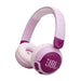 JBL JR 320BT | Écouteurs sans fil circum-auriculaires pour enfant - Bluetooth - JBL Safe Sound - Microphone - Mauve-Sonxplus St-Georges