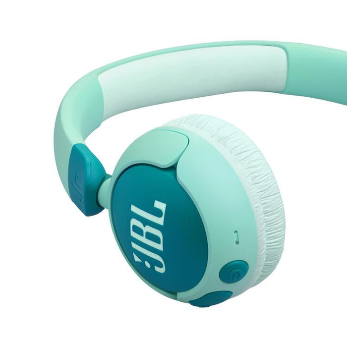 JBL JR 320BT | Écouteurs sans fil circum-auriculaires pour enfant - Bluetooth - JBL Safe Sound - Microphone - Vert-Sonxplus St-Georges