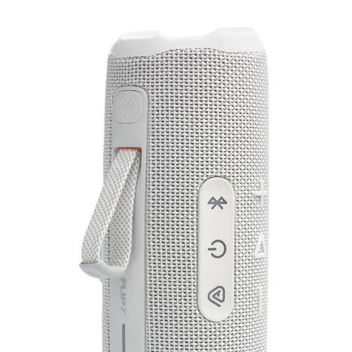JBL Flip 7 | Haut-parleur portable - Bluetooth - Étanche - Jusqu'à 14 heures d'autonomie - Blanc-Sonxplus St-Georges