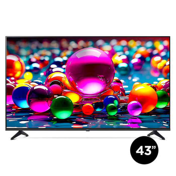 LG 43UA7700PUB | Téléviseur 43" - 4K Ultra HD - DEL - Série UA7700 - HDR - Smart WebOS - 60 Hz natif - Processeur IA a7 Gen8 4K - Noir-Sonxplus St-Georges