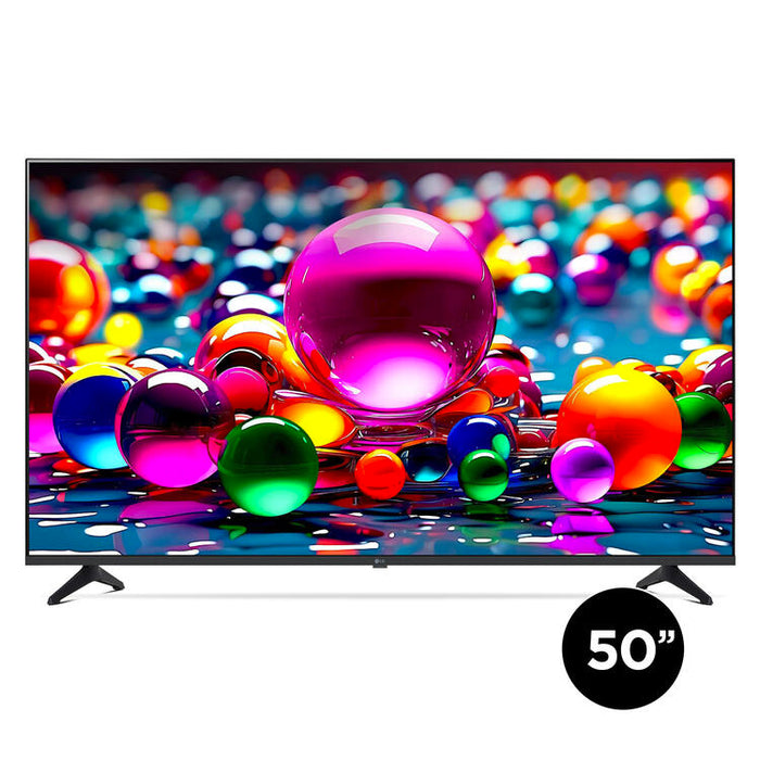 LG 50UA7700PUB | Téléviseur 50" - 4K Ultra HD - DEL - Série UA7700 - HDR - Smart WebOS - 60 Hz natif - Processeur IA a7 Gen8 4K - Noir-Sonxplus St-Georges