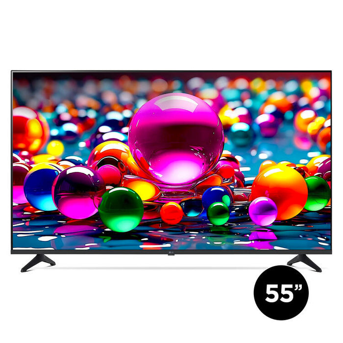LG 55UA7700PUB | Téléviseur 55" - 4K Ultra HD - DEL - Série UA7700 - HDR - Smart WebOS - 60 Hz natif - Processeur IA a7 Gen8 4K - Noir-Sonxplus St-Georges