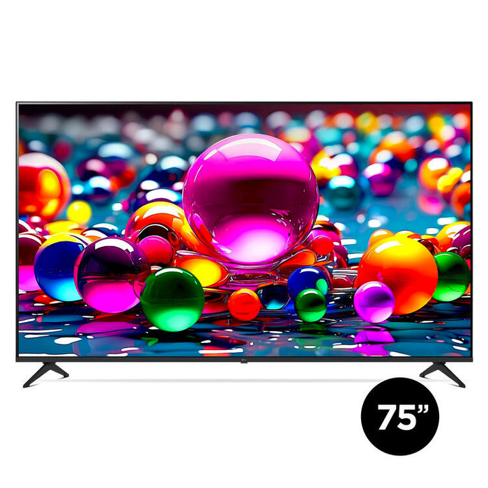 LG 75UA7700PUA | Téléviseur 75" - 4K Ultra HD - DEL - Série UA7700 - HDR - Smart WebOS - 60 Hz natif - Processeur IA a7 Gen8 4K - Noir-Sonxplus St-Georges