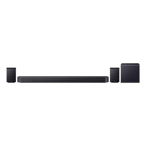 Samsung HW-Q990F | Barre de son - 11.1.4 canaux - Dolby ATMOS - Caisson de graves + Haut-parleurs arrière sans fil - 756W - Q-Symphony - Noir-Sonxplus St-Georges