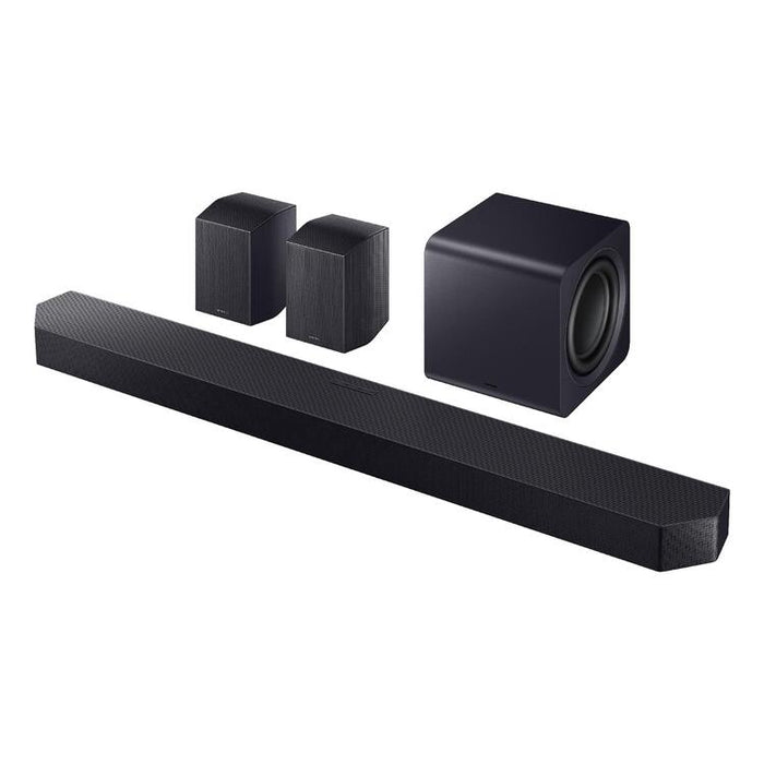 Samsung HW-Q990F | Barre de son - 11.1.4 canaux - Dolby ATMOS - Caisson de graves + Haut-parleurs arrière sans fil - 756W - Q-Symphony - Noir-Sonxplus St-Georges