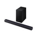 Samsung HW-B550F | Barre de son - 2.1 canaux - Caisson de graves sans fil - 300W - Bluetooth - Noir-Sonxplus St-Georges