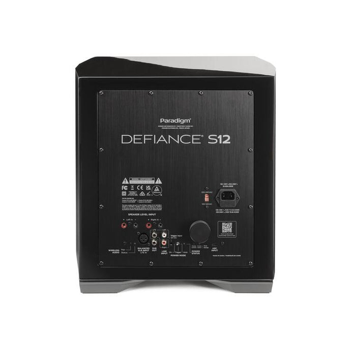Paradigm DEFIANCE S12 | Caisson de graves 12" - 800W RMS - Unité-Sonxplus St-Georges