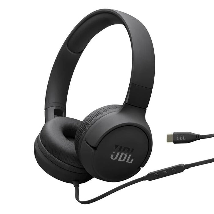 JBL Tune 520C | Écouteurs Supra-auriculaires - USB-C - Bluetooth - Noir-Sonxplus St-Georges