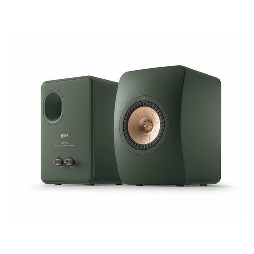 KEF LS50 META | Haut-parleurs HiFi Uni-Q 12e génération - Bass reflex 2 voies - Technologhie d'absorption Metamaterial - Moss Green - Paire-Sonxplus St-Georges