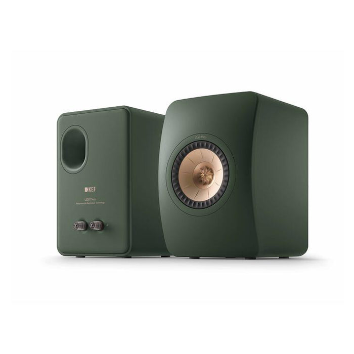 KEF LS50 META | Haut-parleurs HiFi Uni-Q 12e génération - Bass reflex 2 voies - Technologhie d'absorption Metamaterial - Moss Green - Paire-Sonxplus St-Georges
