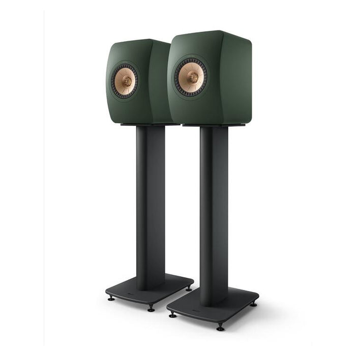 KEF LS50 META | Haut-parleurs HiFi Uni-Q 12e génération - Bass reflex 2 voies - Technologhie d'absorption Metamaterial - Moss Green - Paire-Sonxplus St-Georges