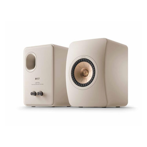 KEF LS50 META | Haut-parleurs HiFi Uni-Q 12e génération - Bass reflex 2 voies - Technologhie d'absorption Metamaterial - Sand Shell - Paire-Sonxplus St-Georges