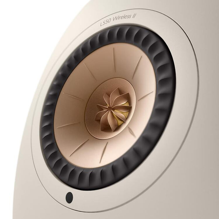 KEF LS50 WIRELESS II | Haut-parleurs HiFi Sans fil - Absorption des métamatériaux - Sand Shell - Paire-Sonxplus St-Georges