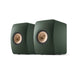 KEF LS50 WIRELESS II | Haut-parleurs HiFi Sans fil - Absorption des métamatériaux - Moss Green - Paire-Sonxplus St-Georges