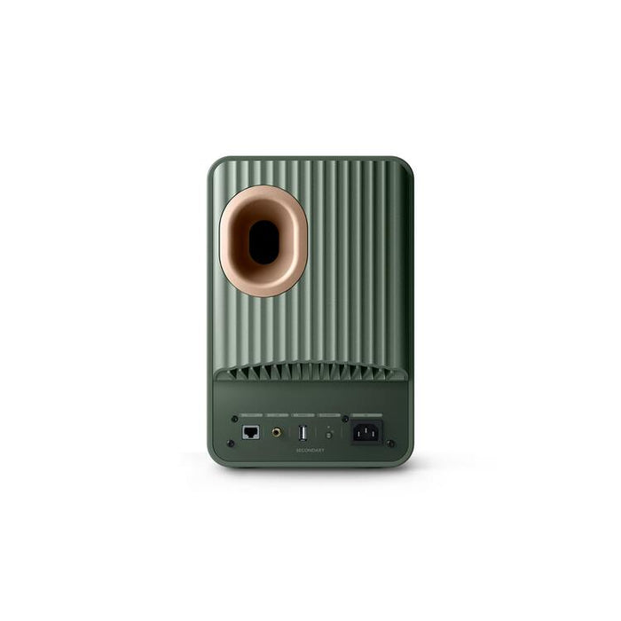 KEF LS50 WIRELESS II | Haut-parleurs HiFi Sans fil - Absorption des métamatériaux - Moss Green - Paire-Sonxplus St-Georges