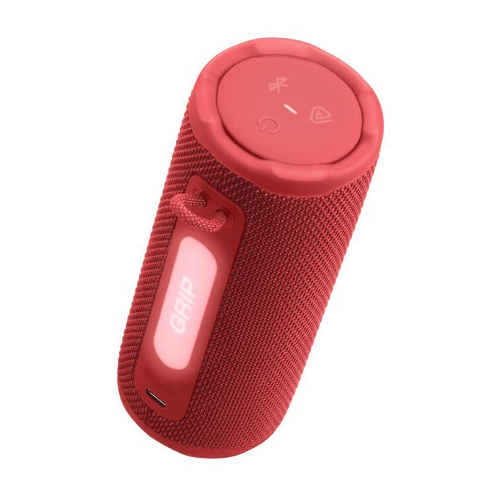 JBL Grip | Haut-parleur portatif - Bluetooth - Lumière ambiante - Rouge-Sonxplus St-Georges