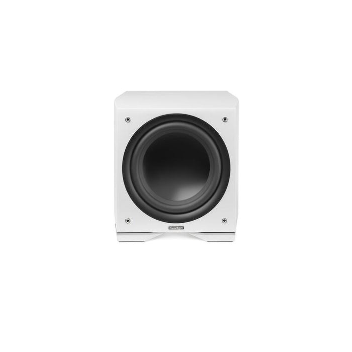 Paradigm DEFIANCE S10 | Caisson de graves 10" - 500W RMS - Unité - Blanc-Sonxplus St-Georges