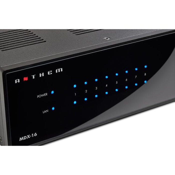 Anthem MDX16 | Amplificateur 16 canaux 8 zones et plus - Noir-Sonxplus St-Georges