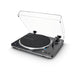 Audio-Technica AT-LP70XBTBS | Table tournante Stéréo - Sans fil - Bluetooth - Entraînement par courroie - Entièrement automatique - Noir/Argent-Sonxplus St-Georges
