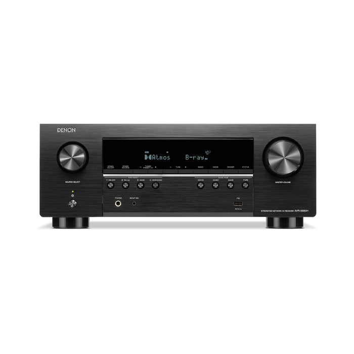 Denon AVR-S980H | Récepteur AV - 7.2 canaux d'amplification - Cinéma maison - 8K - HEOS - Noir-Sonxplus St-Georges