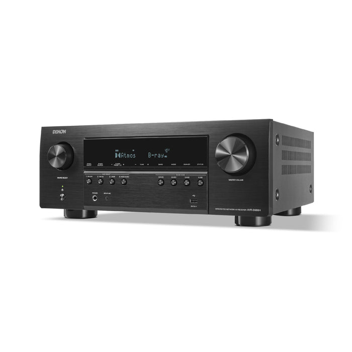 Denon AVR-S980H | Récepteur AV - 7.2 canaux d'amplification - Cinéma maison - 8K - HEOS - Noir-Sonxplus St-Georges