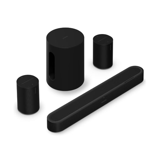 Sonos | Immersive System with Beam Ultra + Sub Mini + 2 Era 100 - Black - Sonxplus St-Georges