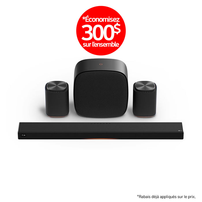 LG Sound Suite | Immersive suite 7 Pro - Barre de son H7+2M7+W7 | 01 | Sonxplus St-Georges