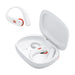 JBL Endurance Peak 4 | Écouteurs intra-auriculaire - TwistLock - Blanc/Orange-Sonxplus St-Georges