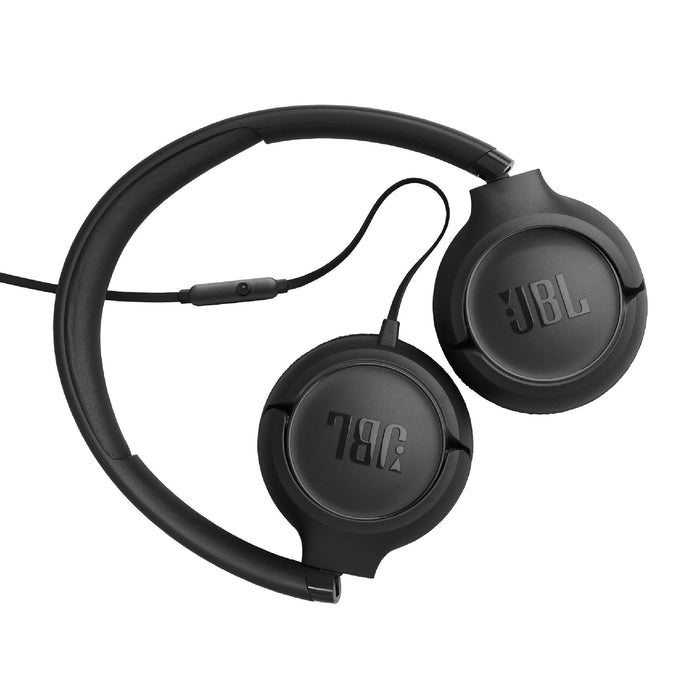 JBL Tune 530 | Écouteurs supra-auriculaire - Fil - Pliable - Noir-Sonxplus St-Georges
